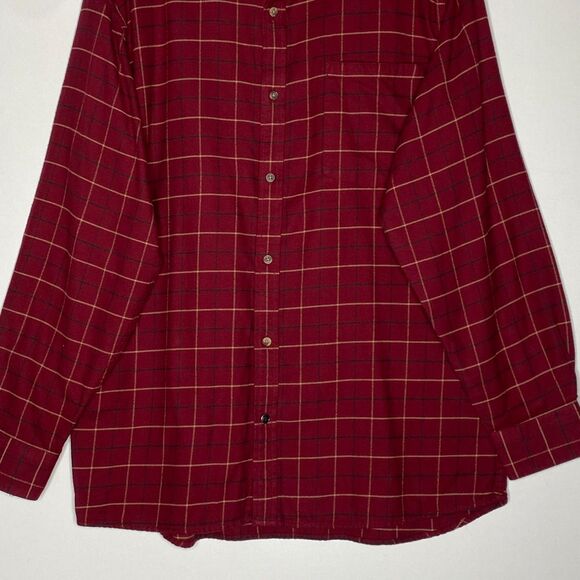 Mountain Khakis Downtown Flannel Shirt Relaxed Fit Plaid Men's Size Large - Picture 5 of 10